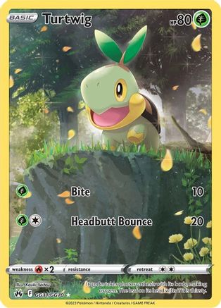 Crown Zenith Galarian Gallery  GG31/GG70 Turtwig  - Holofoil - Ultra Rare
