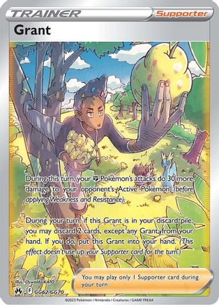 Crown Zenith Galarian Gallery  GG62/GG70 Grant  - Holofoil - Ultra Rare