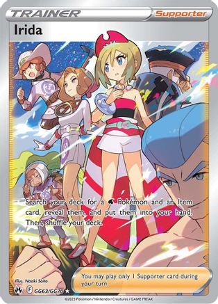 Crown Zenith Galarian Gallery  GG63/GG70 Irida  - Holofoil - Ultra Rare