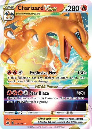 Crown Zenith  019/159 Charizard VSTAR  - Holofoil - Ultra Rare