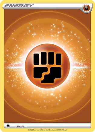Crown Zenith  157/159 Fighting Energy (Texture Full Art)  - Holofoil - Ultra Rare