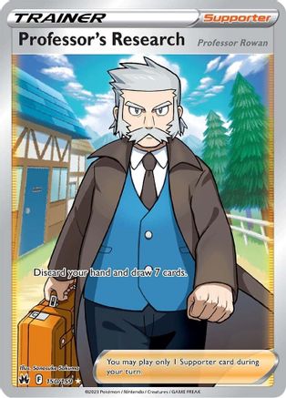 Crown Zenith  150/159 Professor's Research (Full Art)  - Holofoil - Ultra Rare