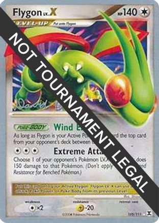 World Championship Decks  105 Flygon LV.X - 2009 (David Cohen)  - Rare