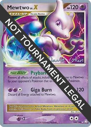 World Championship Decks  144 Mewtwo LV.X - 2009 (David Cohen)  - Rare