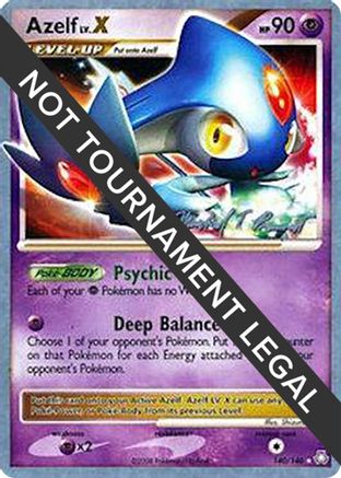 World Championship Decks  140 Azelf LV.X - 2010 (Michael Pramawat)  - Ultra Rare