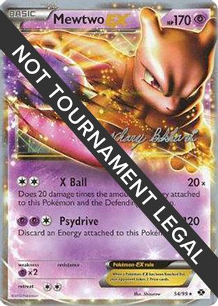 World Championship Decks  054 Mewtwo EX - 2012 (Zachary Bokhari)  - Ultra Rare