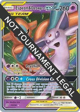 World Championship Decks  072 Espeon & Deoxys GX - 2019 (Henry Brand)  - Ultra Rare