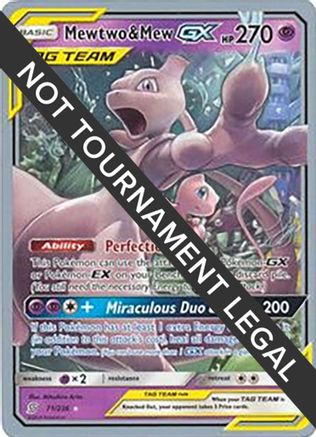 World Championship Decks  071 Mewtwo & Mew GX - 2019 (Henry Brand)  - Ultra Rare