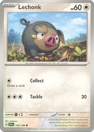 SV01 Scarlet & Violet Base Set  155/198 Lechonk  - Common