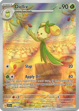 SV01 Scarlet & Violet Base Set  200/198 Dolliv  - Holofoil - Illustration Rare