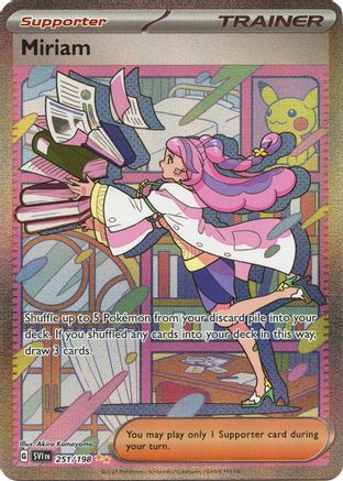 SV01 Scarlet & Violet Base Set  251/198 Miriam  - Holofoil - Special Illustration Rare