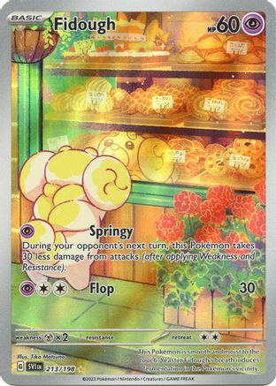 SV01 Scarlet & Violet Base Set  213/198 Fidough  - Holofoil - Illustration Rare