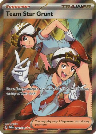 SV01 Scarlet & Violet Base Set  242/198 Team Star Grunt  - Holofoil - Ultra Rare