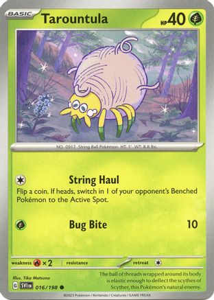 SV01 Scarlet & Violet Base Set  016/198 Tarountula  - Common