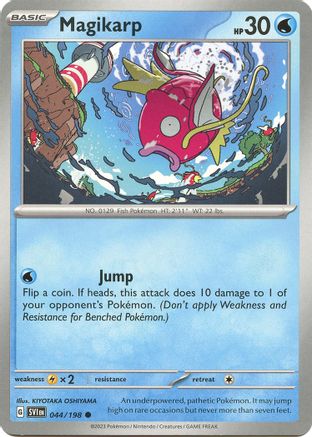 SV01 Scarlet & Violet Base Set  044/198 Magikarp  - Reverse Holofoil - Common