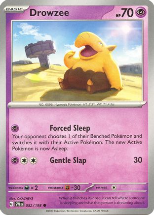 SV01 Scarlet & Violet Base Set  082/198 Drowzee  - Common