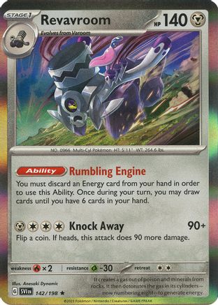 SV01 Scarlet & Violet Base Set  142/198 Revavroom  - Holofoil - Rare