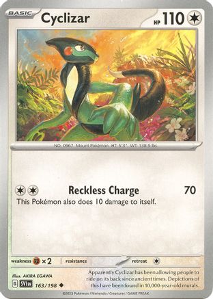 SV01 Scarlet & Violet Base Set  163/198 Cyclizar  - Uncommon