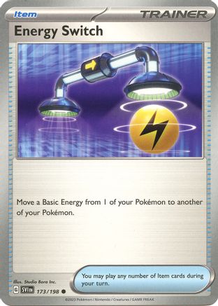 SV01 Scarlet & Violet Base Set  173/198 Energy Switch  - Common