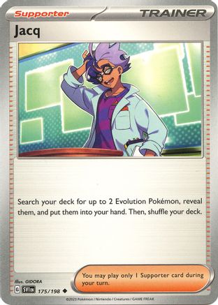 SV01 Scarlet & Violet Base Set  175/198 Jacq  - Uncommon