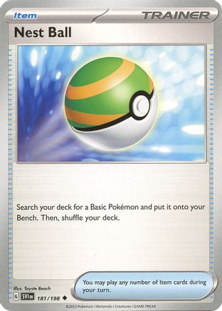 SV01 Scarlet & Violet Base Set  181/198 Nest Ball  - Reverse Holofoil - Uncommon
