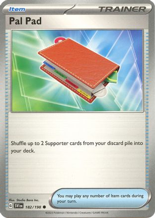 SV01 Scarlet & Violet Base Set  182/198 Pal Pad  - Common