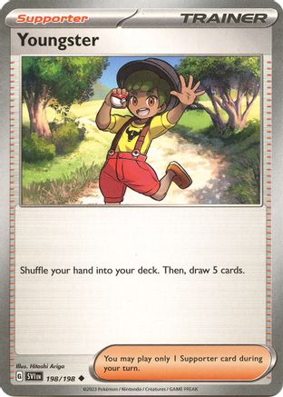 SV01 Scarlet & Violet Base Set  198/198 Youngster  - Reverse Holofoil - Uncommon