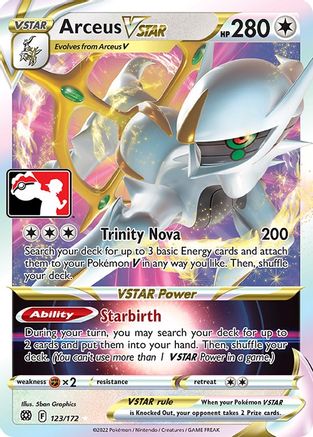 Prize Pack Series Cards  Arceus VSTAR  - Holofoil - Ultra Rare