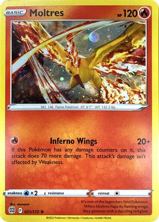 Miscellaneous Cards & Products  021/172 Moltres (Cosmos Holo)  - Holofoil - Promo