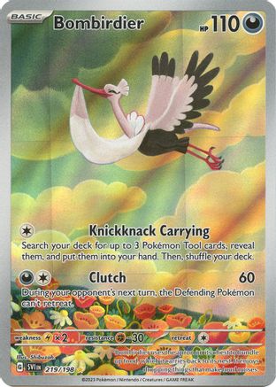 SV01 Scarlet & Violet Base Set  219/198 Bombirdier  - Holofoil - Illustration Rare