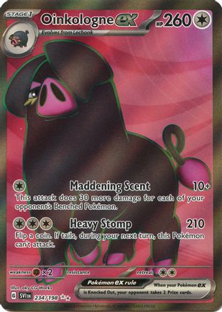 SV01 Scarlet & Violet Base Set  234/198 Oinkologne ex  - Holofoil - Ultra Rare