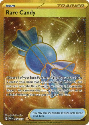 SV01 Scarlet & Violet Base Set  256/198 Rare Candy  - Holofoil - Hyper Rare