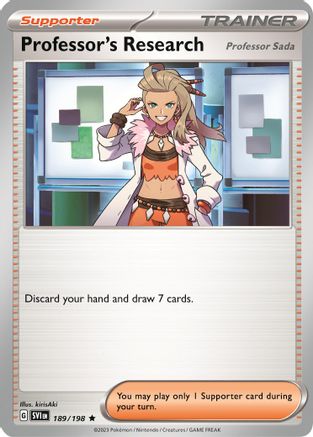 Deck Exclusives  189/198 Professor's Research  - Rare