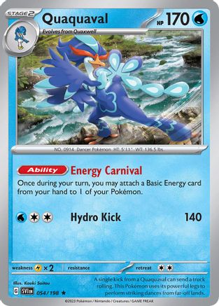 Deck Exclusives  054/198 Quaquaval  - Promo