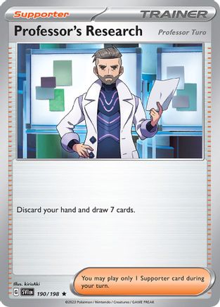 Deck Exclusives  190/198 Professor's Research  - Promo