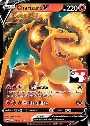 Prize Pack Series Cards  Charizard V (Prize Pack Series 2)  - Holofoil - Ultra Rare