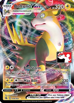 Prize Pack Series Cards  Boltund VMAX  - Holofoil - Ultra Rare
