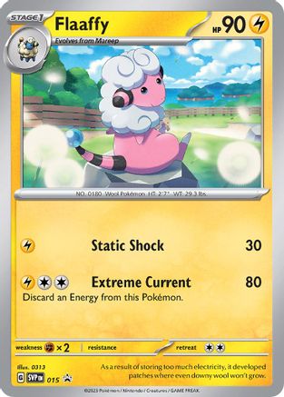 SV Scarlet & Violet Promo Cards  015 Flaaffy  - Promo