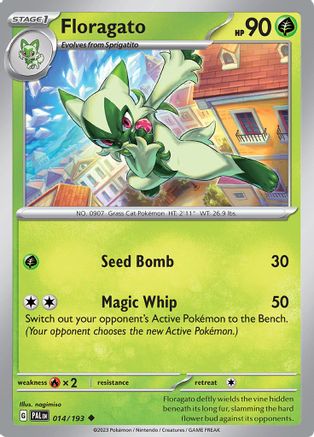 SV02 Paldea Evolved  014/193 Floragato  - Uncommon