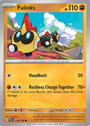 SV02 Paldea Evolved  119/193 Falinks  - Common