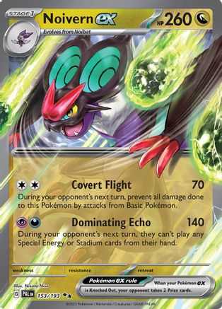 SV02 Paldea Evolved  153/193 Noivern ex  - Holofoil - Double Rare