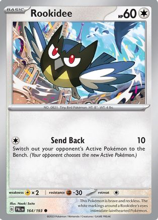 SV02 Paldea Evolved  164/193 Rookidee  - Reverse Holofoil - Common
