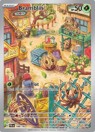 SV02 Paldea Evolved  198/193 Bramblin  - Holofoil - Illustration Rare
