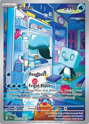 SV02 Paldea Evolved  205/193 Eiscue  - Holofoil - Illustration Rare
