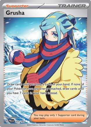SV02 Paldea Evolved  253/193 Grusha  - Holofoil - Ultra Rare
