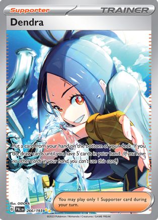 SV02 Paldea Evolved  266/193 Dendra  - Holofoil - Special Illustration Rare