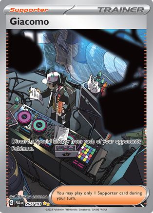 SV02 Paldea Evolved  267/193 Giacomo  - Holofoil - Special Illustration Rare
