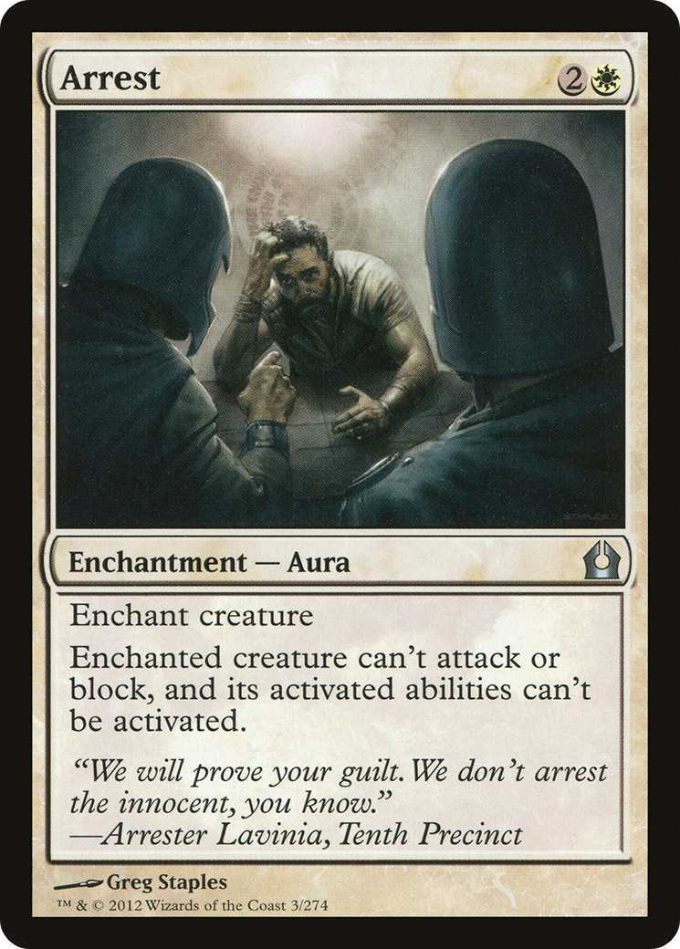 Return to Ravnica - (RTR-003) - Arrest Foil