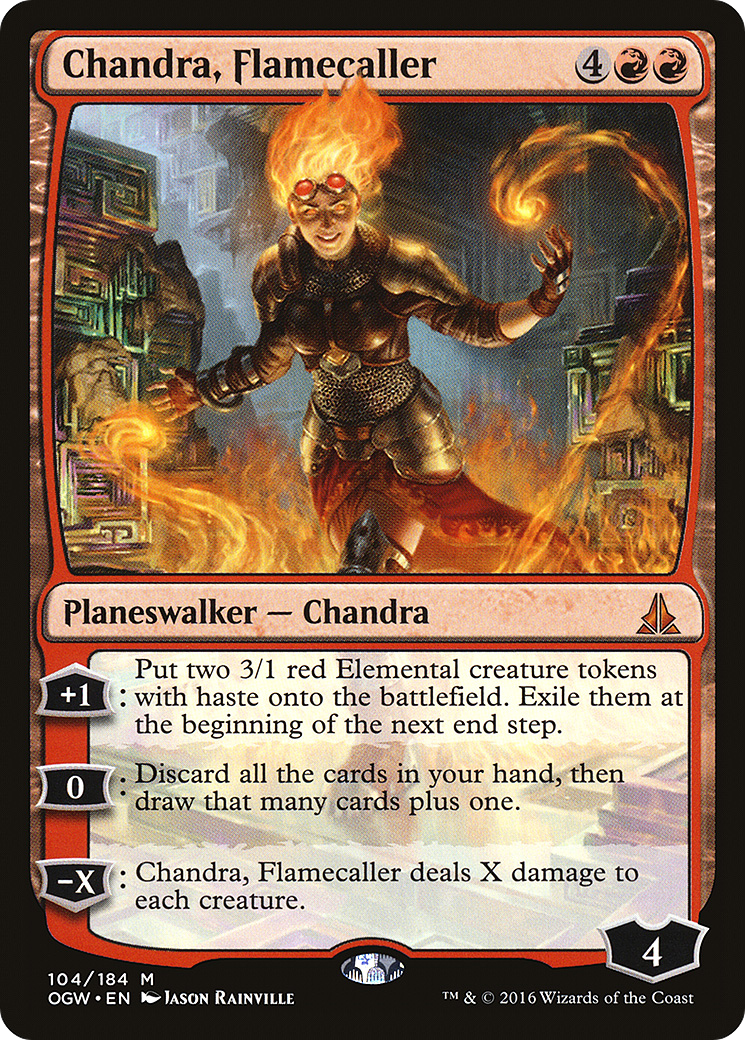 Oath of the Gatewatch - (OGW-104) - Chandra, Flamecaller Foil