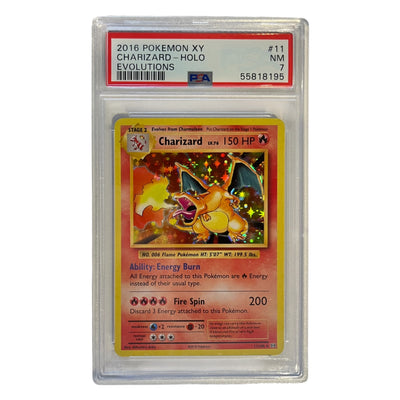 XY  Evolutions  011/108 PSA7 #55818195 Charizard  - Holofoil - Holo Rare